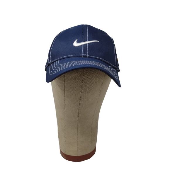 Nike Golf Strapback Hat Mooresville Pioneers Embroidered Swoosh Logo Blue OSFM - Picture 1 of 12